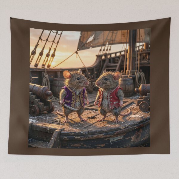 Item preview, Pirate Mice Consider Mutiny designed and sold by Tridentulus.