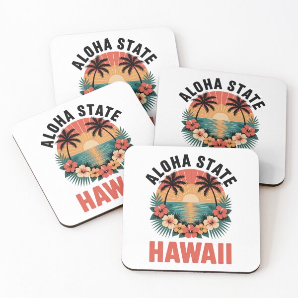 Item preview, Hawaiian Aloha State Hawaiian Islands Graphic designed and sold by IdunayaStore.