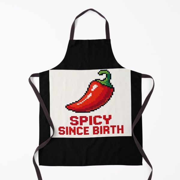 Item preview, Spicy Since Birth – Funny Pixel Chili Pepper Shirt for Bold Personalities and Retro Gaming Fans designed and sold by Bright Nest Studio.