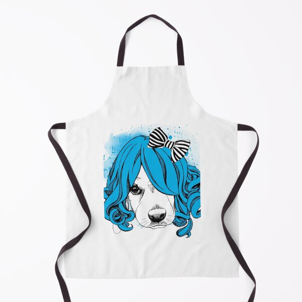 Item preview, Blue Haired Dog Graphic designed and sold by unikusa.