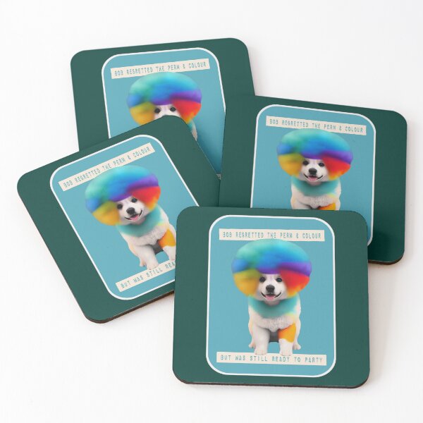 Item preview, Bob_s Regret - Funny Rainbow Hair Dog Design designed and sold by unikusa.