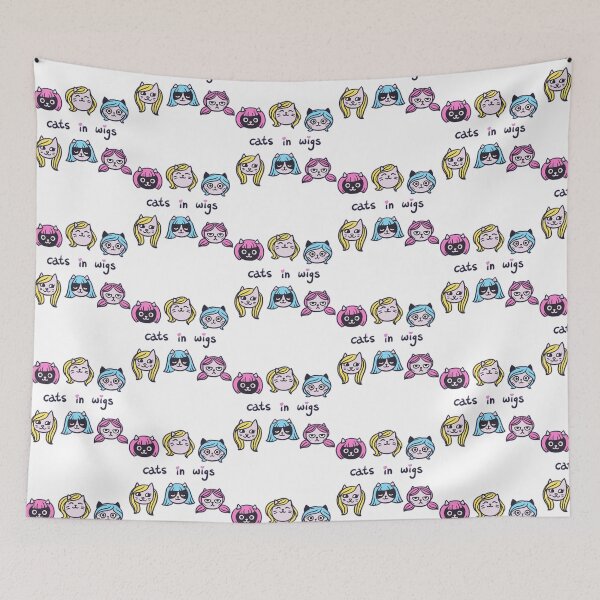 Item preview, Cats In Wigs designed and sold by unikusa.