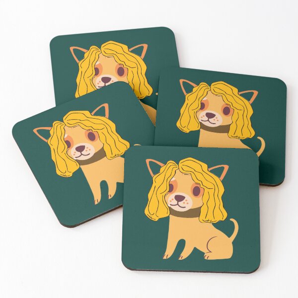 Item preview, Cute Dog in Wig designed and sold by unikusa.