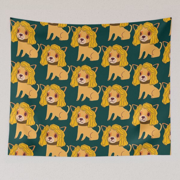 Item preview, Cute Dog in Wig designed and sold by unikusa.