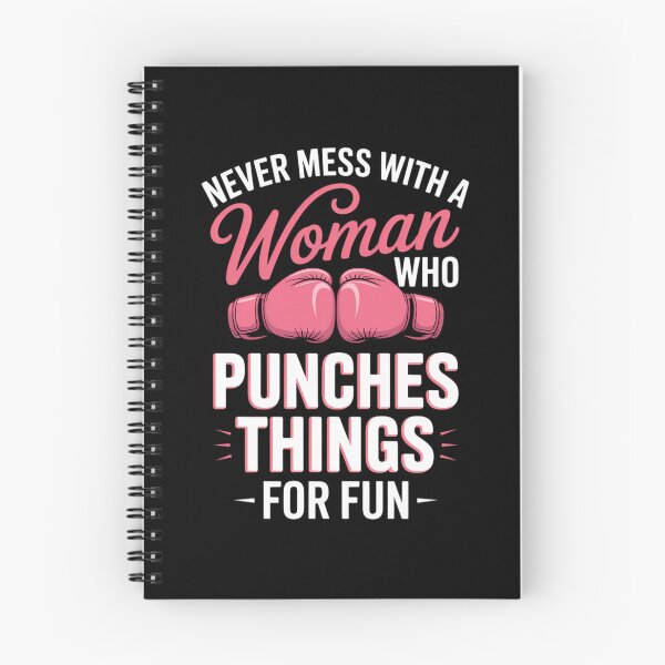 Item preview, Never mess with a Woman who punches Things for fun designed and sold by IdunayaStore.
