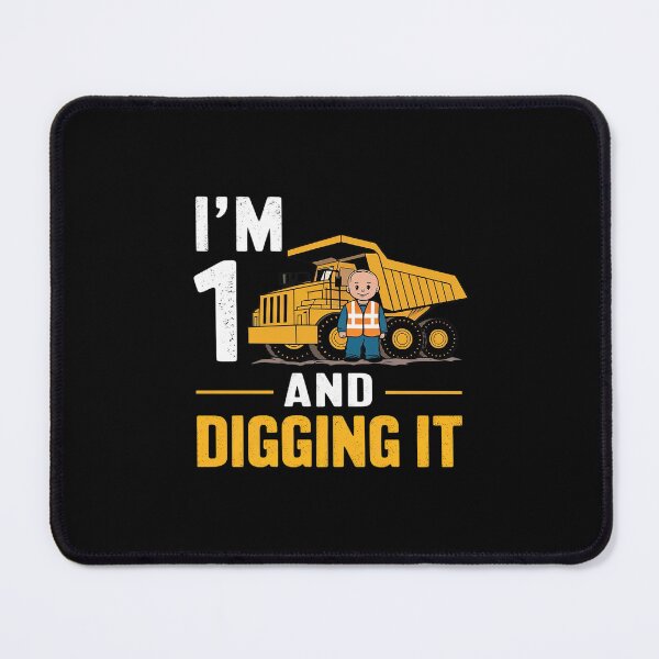Item preview, 1st Birthday Boy , I'm 1 And Digging It Truck designed and sold by DigitaldeligArt.