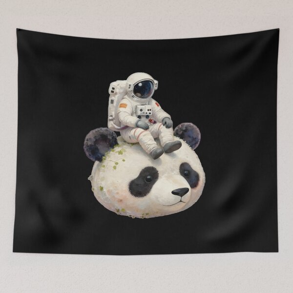 Item preview, Astronaut on a Panda  designed and sold by Ricaso.