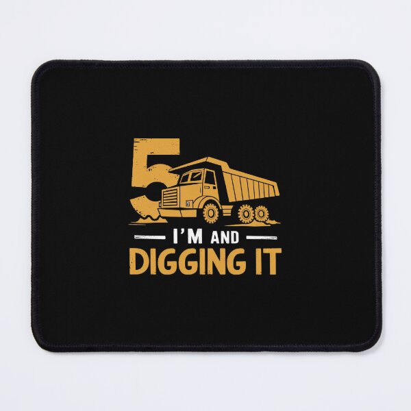 Item preview, 5th Birthday Boy , I'm 5 And Digging It Truck designed and sold by MarkLeedsArt.