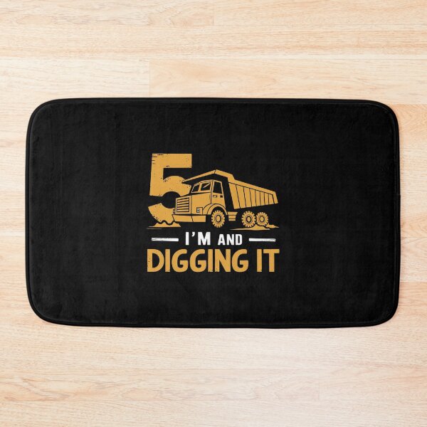 Item preview, 5th Birthday Boy , I'm 5 And Digging It Truck designed and sold by MarkLeedsArt.
