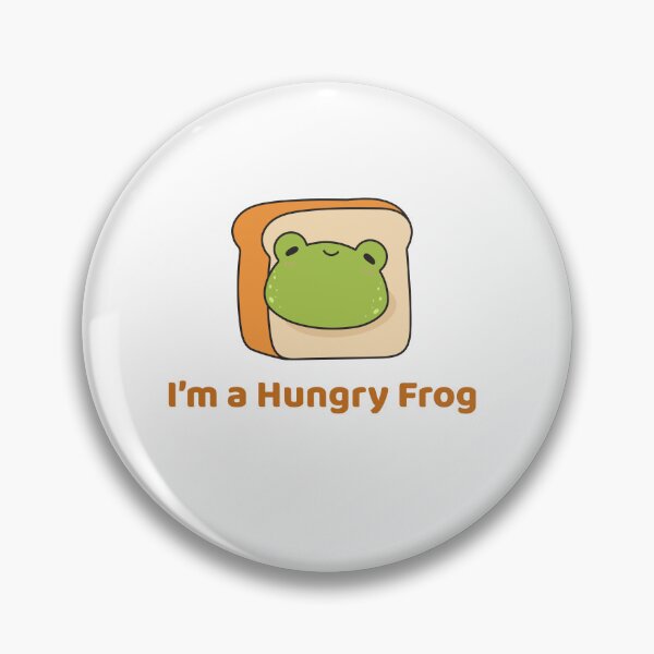 Item preview, I’m a Hungry Frog – Cute Cartoon Frog for Stickers, Tees, and Posters designed and sold by AkithSelling.