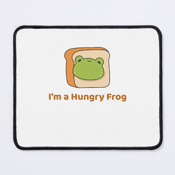 Item preview, I’m a Hungry Frog – Cute Cartoon Frog for Stickers, Tees, and Posters designed and sold by AkithSelling.