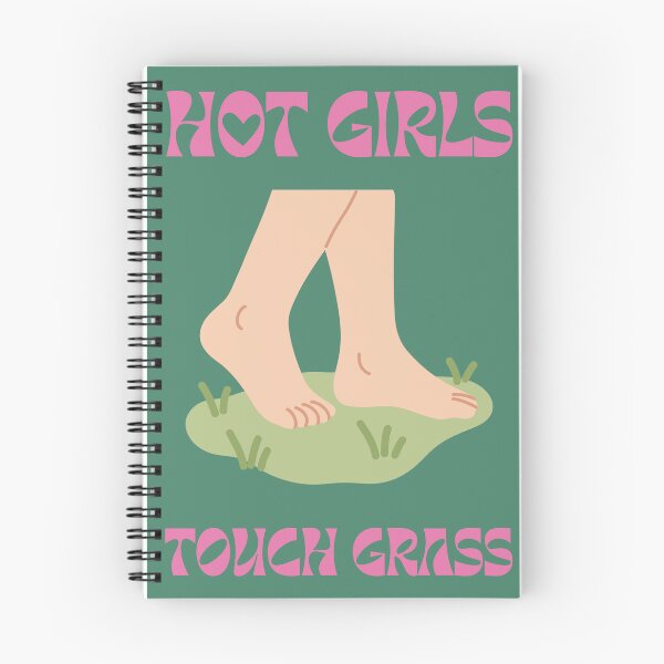 Item preview, Hot Girls Touch Grass designed and sold by lsartandcode.