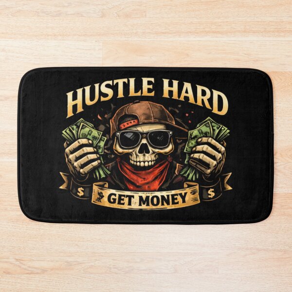 Item preview, Hustle Hard – Get Money Skull Hustle Design designed and sold by Rag-Dog.