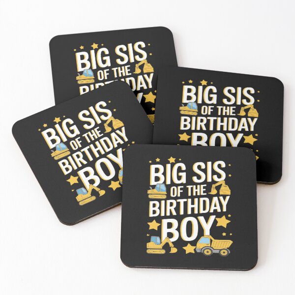 Item preview, Big Sis of the Birthday Boy Construction Worker Bday Party  designed and sold by DigitaldeligArt.
