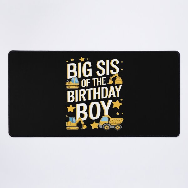 Item preview, Big Sis of the Birthday Boy Construction Worker Bday Party designed and sold by DigitaldeligArt.