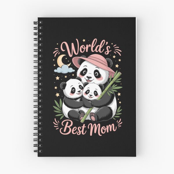 Item preview, Mother Panda Bear & 2 Cubs, Mother's Day, World's Best Mom designed and sold by IdunayaStore.