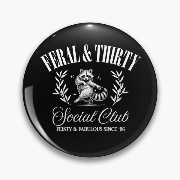 Item preview, Feral and Thirty Social Club Since 1996 designed and sold by JeffGrinble.