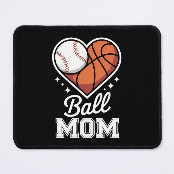 Item preview, Ball Mom Baseball Football Basketball Heart Mothers Day designed and sold by IdunayaStore.