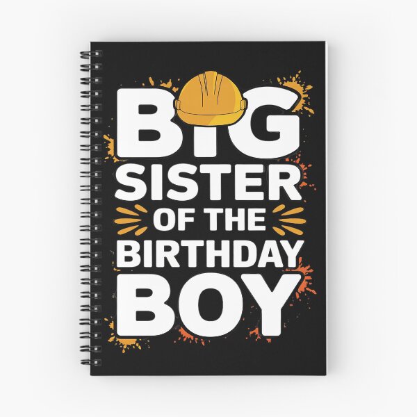Item preview, Big Sister of the Birthday Boy Construction Birthday Party  designed and sold by DigitaldeligArt.