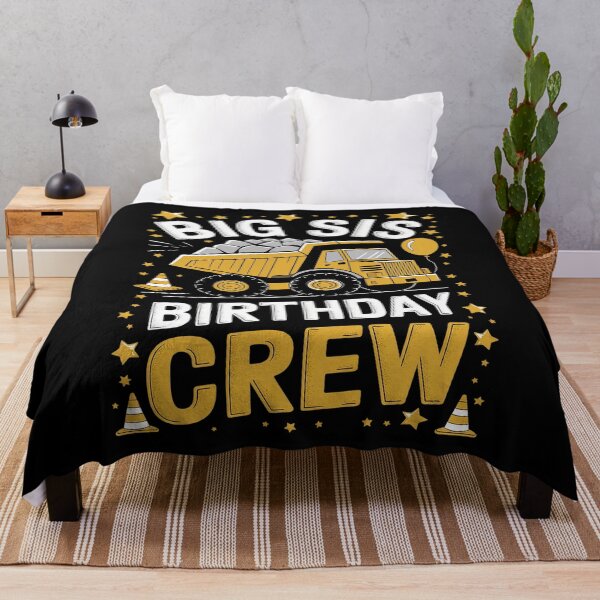 Item preview, Big Sister Birthday Crew Matching Construction B-day Boy designed and sold by MarkLeedsArt.