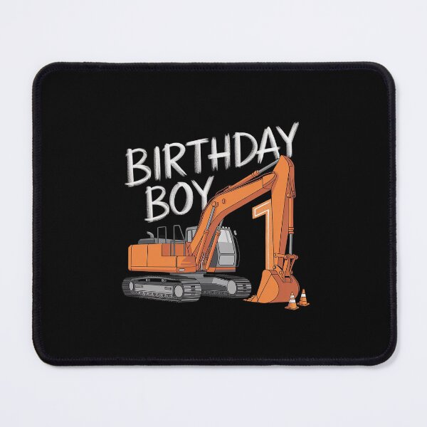 Item preview, Birthday Boy 1 Construction 1st Birthday Excavator Birthday  designed and sold by DigitaldeligArt.