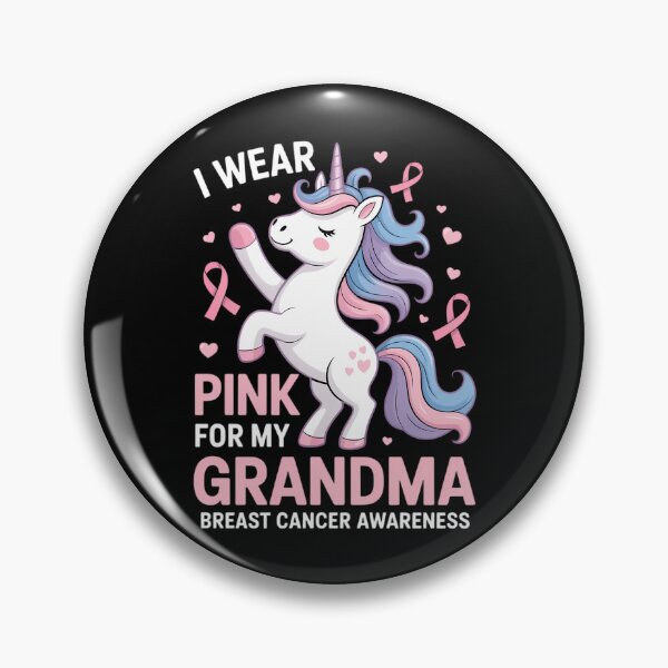 Item preview, Breast Cancer Awareness Wear Pink Grandma Kids Baby Toddler designed and sold by IdunayaStore.