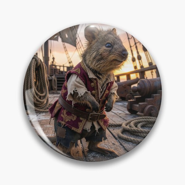 Item preview, Quokka Pirate Might Be a Lily-Livered Landlubber designed and sold by Tridentulus.