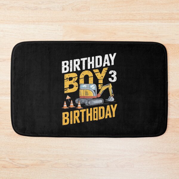 Item preview, Birthday Boy 3 Construction 3rd Birthday Excavator  designed and sold by MarkLeedsArt.