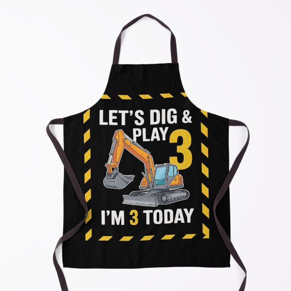 Item preview, Birthday Boy 3 Construction 3rd Birthday Excavator Birthday 1 designed and sold by DigitaldeligArt.