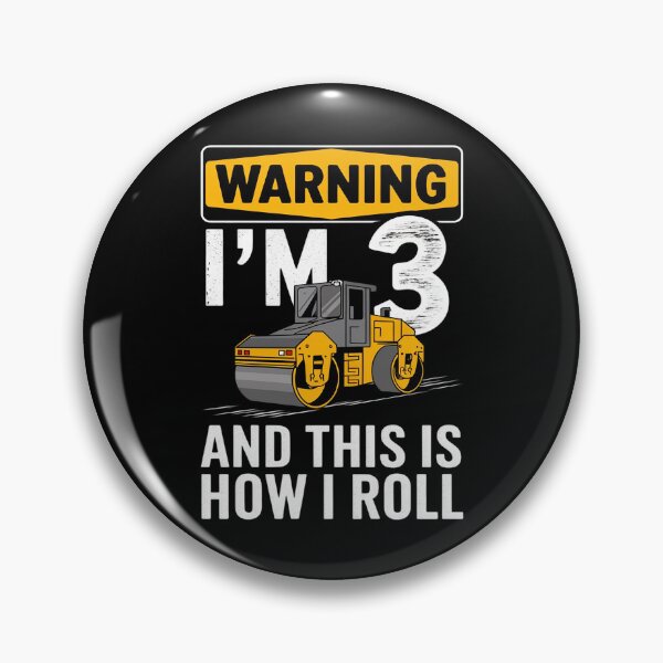 Item preview, Birthday Boy 3 Construction 3rd Birthday Roller 3rd Birthday designed and sold by MarkLeedsArt.