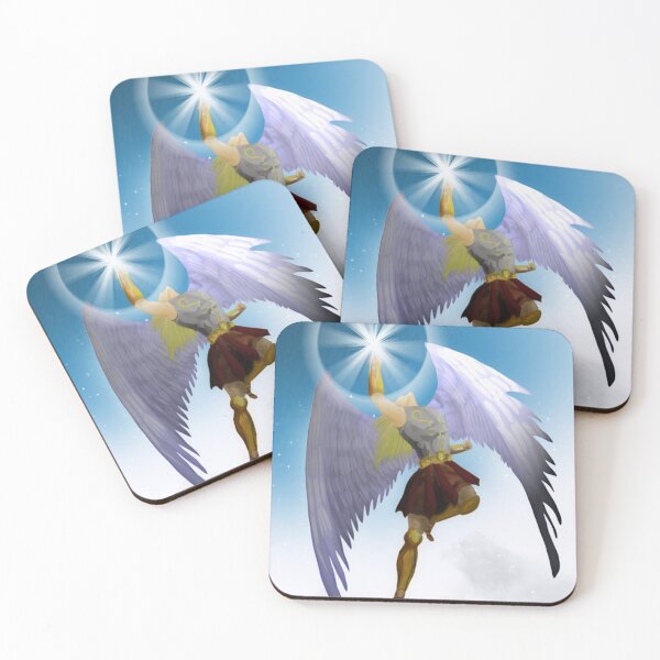 Item preview, Angel on Blue  designed and sold by Digital Attic 95.