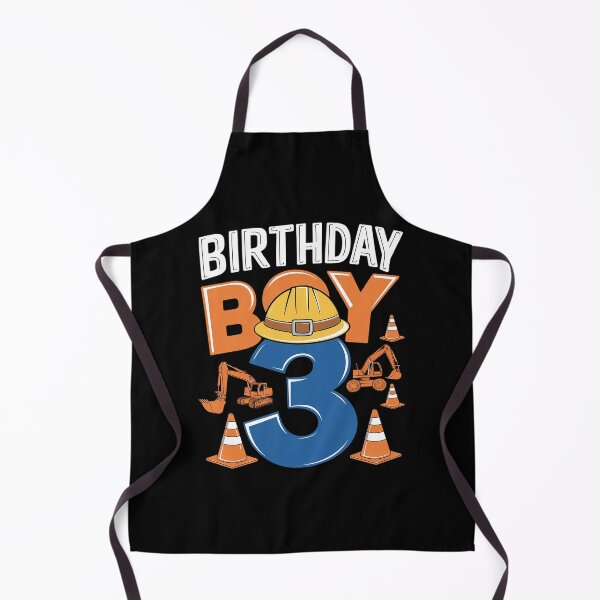 Item preview, Birthday Boy 3rd Birthday Construction Vehicle Excavator  designed and sold by DigitaldeligArt.