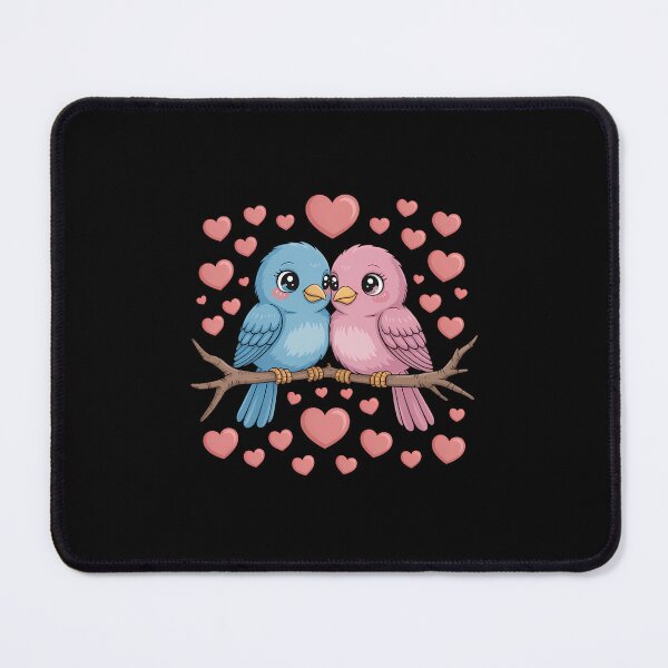 Item preview, Valentines Day Couple Bird Hearts Cute Birds Valentines Day designed and sold by CruelShadesSt.
