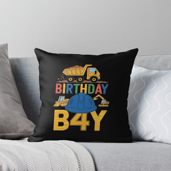 Item preview, Birthday Boy 4 4th Construction Birthday Party Excavator Kid  designed and sold by DigitaldeligArt.