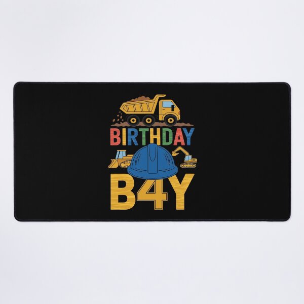 Item preview, Birthday Boy 4 4th Construction Birthday Party Excavator Kid designed and sold by DigitaldeligArt.