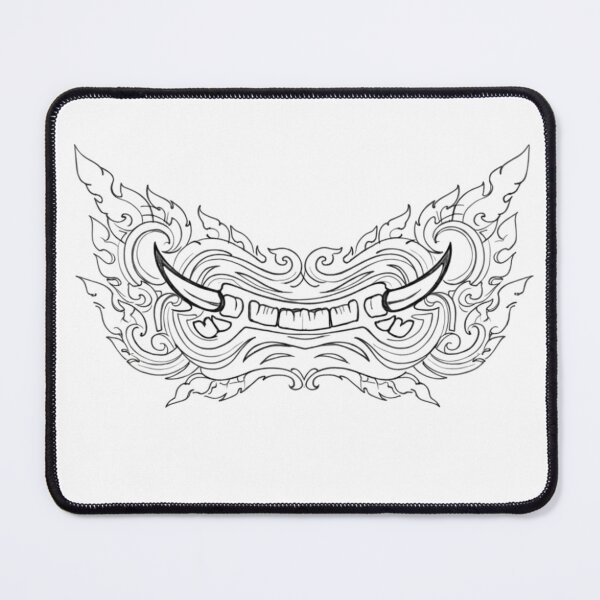 Item preview, Ravana Thai Giant Mask Demon Guardian Traditional Art designed and sold by Ez-Trader-101.