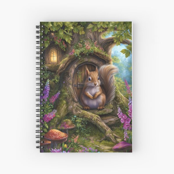 Item preview, The Little Squirrel Guardian of Mosswood designed and sold by MyMagicalPlace.