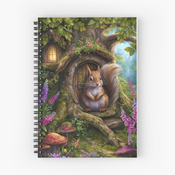 Item preview, The Little Squirrel Guardian of Mosswood designed and sold by MyMagicalPlace.