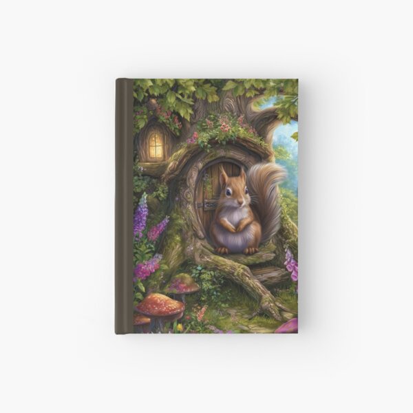 Item preview, The Little Squirrel Guardian of Mosswood designed and sold by MyMagicalPlace.