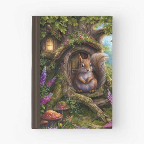 Item preview, The Little Squirrel Guardian of Mosswood designed and sold by MyMagicalPlace.
