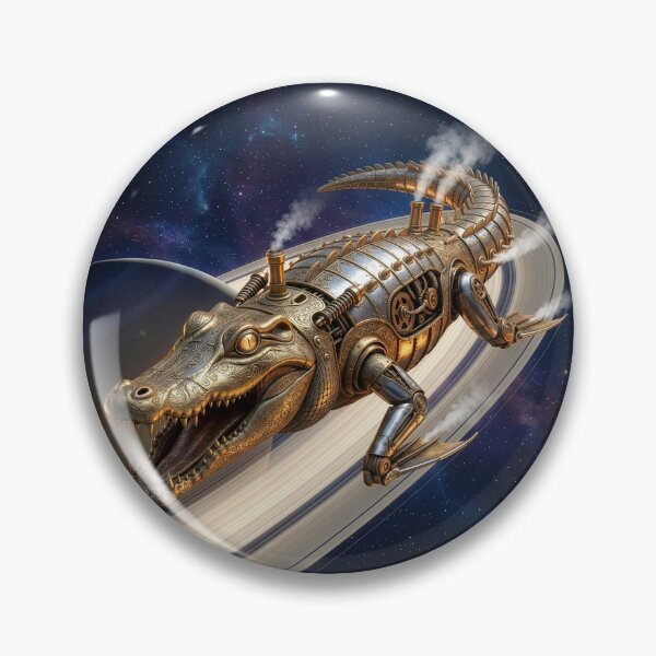 Item preview, Steampunk Art Nouveau Alligator Spaceship designed and sold by Tridentulus.