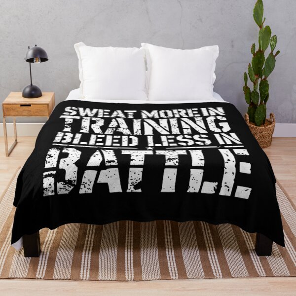 Item preview, Sweat More in Training, Bleed Less in Battle designed and sold by hrftijllwn98.