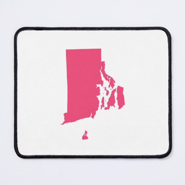 Item preview, Rhode Island Map Silhouette – Minimal Pink designed and sold by Paper Drip.
