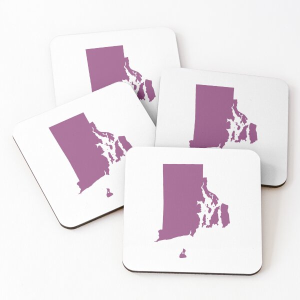 Item preview, Rhode Island Map Silhouette – Minimal Purple designed and sold by Paper Drip.