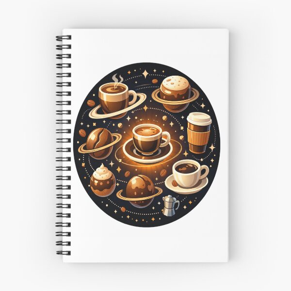 Item preview, Coffee Galaxy: Surreal Coffee Planets Art designed and sold by RonBear-Designs.