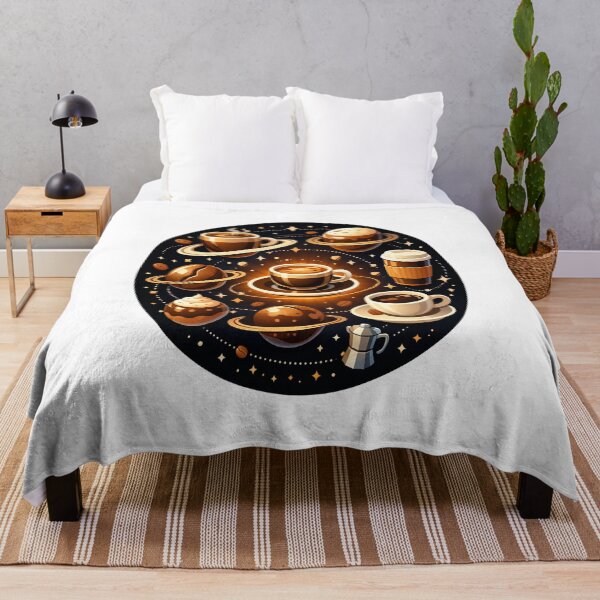 Item preview, Coffee Galaxy: Surreal Coffee Planets Art designed and sold by RonBear-Designs.