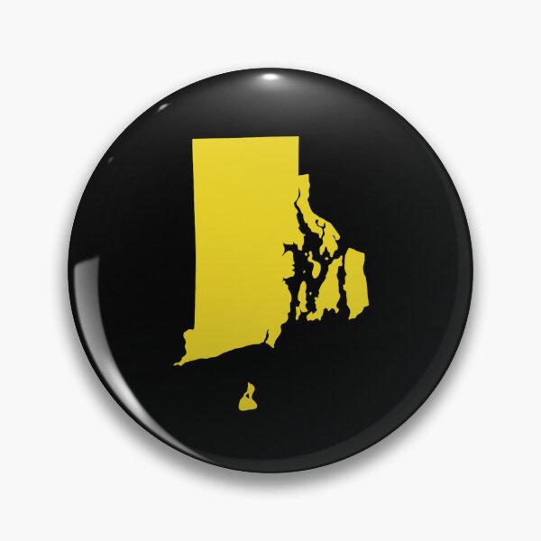 Item preview, Rhode Island Map Silhouette – Minimal Yellow designed and sold by Paper Drip.
