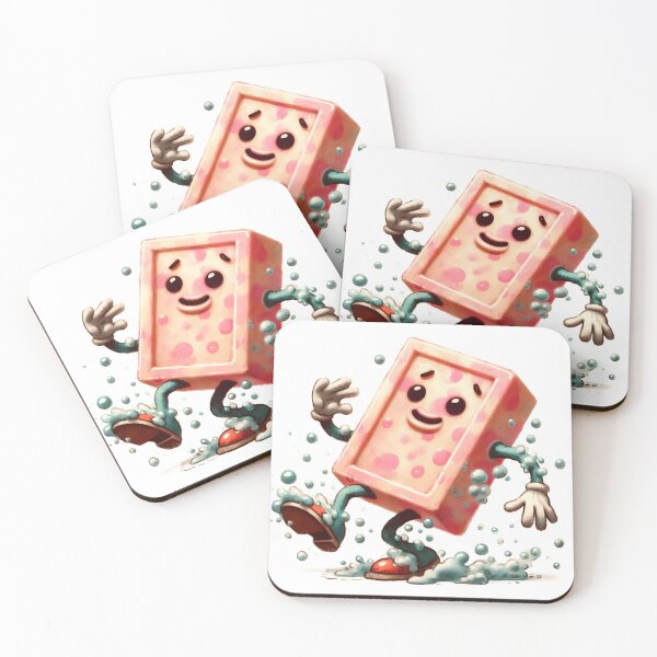 Item preview, Retro Soap Character with Bubbles and Smile designed and sold by LunaPixelStudio.