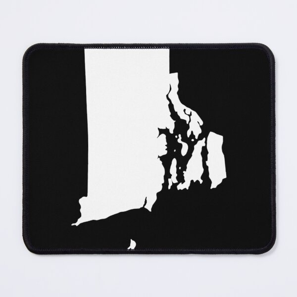 Item preview, Rhode Island Map Silhouette – Minimal White designed and sold by Paper Drip.