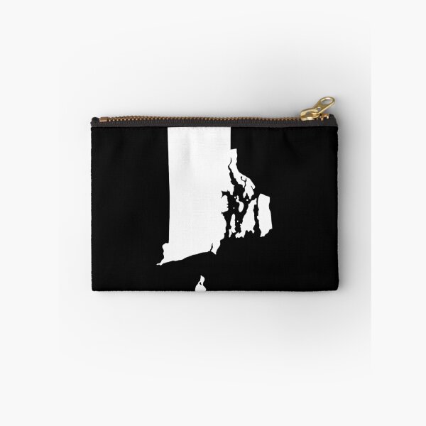 Item preview, Rhode Island Map Silhouette – Minimal White designed and sold by Paper Drip.
